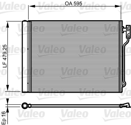 RADIATOR CLIMATIZARE VALEO 814192 - Compatibil cu BMW, BMW (BRILLIANCE)