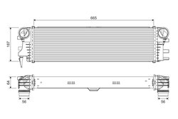INTERCOOLER VALEO 818311 - Compatibil cu MERCEDES-BENZ