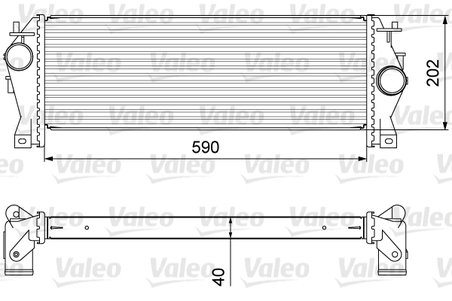 INTERCOOLER VALEO 818340 - Compatibil cu LAND ROVER