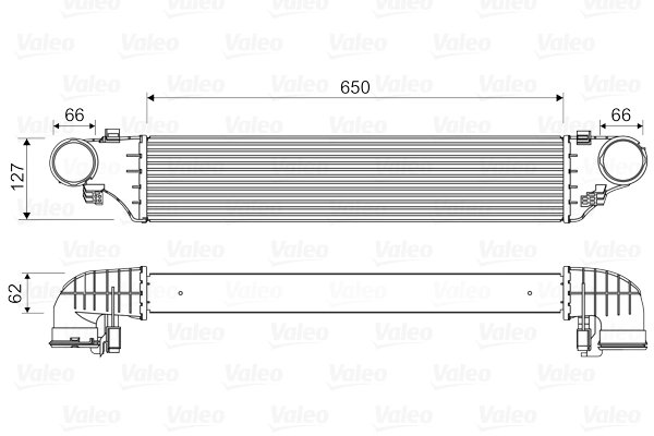 INTERCOOLER VALEO 818552 - Compatibil cu MERCEDES-BENZ