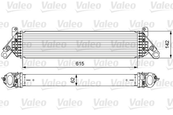 INTERCOOLER VALEO 818630 - Compatibil cu MAZDA