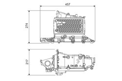 INTERCOOLER VALEO 818685 - Compatibil cu SKODA, VW