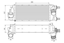 Intercooler Valeo 818695