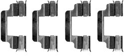 SET ACCESORII PLACUTE FRANA TEXTAR 82055400 - Compatibil cu LANCIA, MERCEDES-BENZ, PEUGEOT, SEAT, SKODA, SKODA (SVW), VW