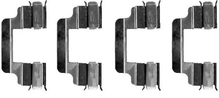 Set accesorii placute frana Textar 82055400