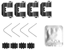 Set accesorii placute frana Textar 82550000