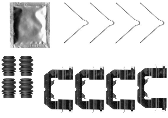 Set accesorii placute frana Textar 82554600