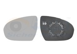 Sticla oglinda, oglinda retrovizoare exterioara Van Wezel 82