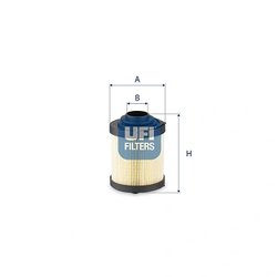 FILTRU SISTEM HIDRAULIC PRIMAR UFI 83.029.00 - Piesa auto compatibila cu mai multe marci