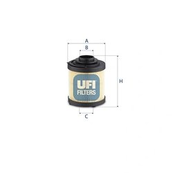 Filtru sistem hidraulic primar UFI 83.065.00