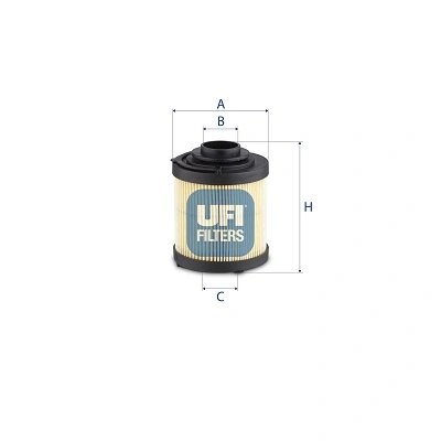 Filtru sistem hidraulic primar UFI 83.065.00