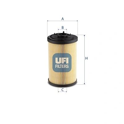 FILTRU SISTEM HIDRAULIC PRIMAR UFI 83.076.00 - Piesa auto compatibila cu mai multe marci