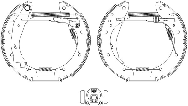 SET SABOTI FRANA TEXTAR 84053901 - Compatibil cu RENAULT