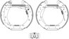 SET SABOTI FRANA TEXTAR 84053901 - Compatibil cu RENAULT