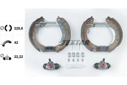 SET SABOTI FRANA TEXTAR 84053901 - Compatibil cu RENAULT