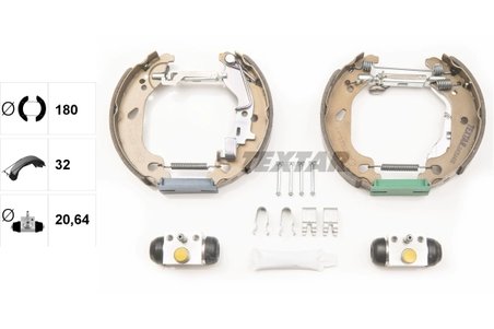 SET SABOTI FRANA TEXTAR 84054400 - Compatibil cu FIAT, ZASTAVA