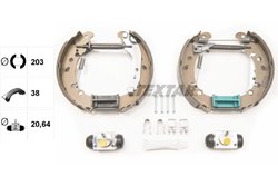 SET SABOTI FRANA TEXTAR 84075000 - Compatibil cu TOYOTA