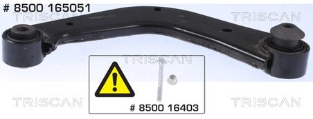 BRAT SUSPENSIE TRISCAN 8500 165051 - Compatibil cu FORD