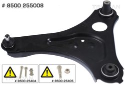 BRAT SUSPENSIE TRISCAN 8500 255008 - Compatibil cu RENAULT, SMART