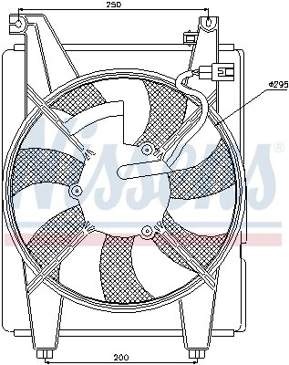 Ventilator radiator racire Nissens 85088