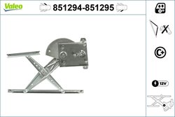 Macara geam Valeo 851294