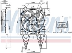 Ventilator radiator racire Nissens 85797