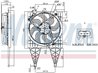 Ventilator radiator racire Nissens 85797