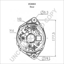 Alternator Prestolite Electric 858884