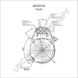 ELECTROMOTOR PRESTOLITE ELECTRIC 860507GB - Compatibil cu RENAULT TRUCKS