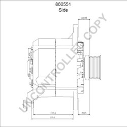 ALTERNATOR PRESTOLITE ELECTRIC 860551 - Compatibil cu VOLVO