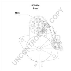 ELECTROMOTOR PRESTOLITE ELECTRIC 860814 - Piesa auto compatibila cu mai multe marci