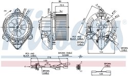 VENTILATOR HABITACLU NISSENS 87042 - Compatibil cu CITROEN
