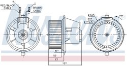 VENTILATOR HABITACLU NISSENS 87148 - Compatibil cu SEAT, VW