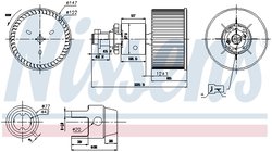 VENTILATOR HABITACLU NISSENS 87149 - Compatibil cu AUDI