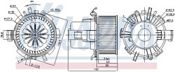 VENTILATOR HABITACLU NISSENS 87180 - Compatibil cu NISSAN, OPEL, RENAULT, RENAULT TRUCKS