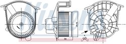 VENTILATOR HABITACLU NISSENS 87262 - Compatibil cu MERCEDES-BENZ, NISSAN, OPEL, RENAULT, VAUXHALL