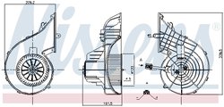 VENTILATOR HABITACLU NISSENS 87751 - Compatibil cu RENAULT TRUCKS, VOLVO