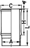 CAMASA CILINDRU KOLBENSCHMIDT 88892150 - Compatibil cu INTERNATIONAL HARV.