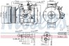 COMPRESOR CLIMATIZARE NISSENS 890153 - Compatibil cu TOYOTA
