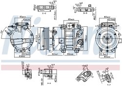 Compresor climatizare Nissens 890917