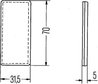 Reflector HELLA 8RA 004 412-001
