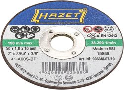 Set discuri de taiaz, flex HAZET 9033M-07/10