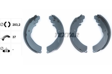 Set saboti frana Textar 91047100