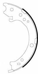 SET SABOTI FRANA TEXTAR 91072300 - Compatibil cu ACURA, HONDA, HONDA (GAC)
