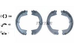 Set saboti frana Textar 91074900