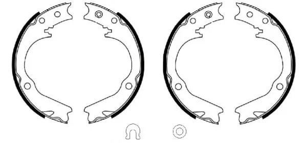 SET SABOTI FRANA TEXTAR 91087400 - Compatibil cu SUBARU