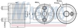 Radiator racire ulei cutie viteze automata Nissens 91267