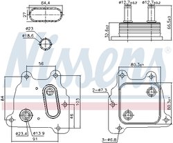 RADIATOR ULEI / TERMOFLOT NISSENS 91364 - Compatibil cu NISSAN