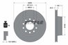 DISC FRANA TEXTAR 92068400 - Compatibil cu AUDI