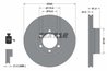 DISC FRANA TEXTAR 92097703 - Compatibil cu OPEL, RENAULT, VAUXHALL